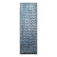 WANDPANEEL Chadwick Silber 40/3.5/120cm - Silberfarben, Holz (3.5/120/40cm) - PTMD Collection