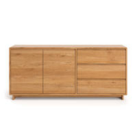 SIDEBOARD Gloire aus massivem Eichenholz 140 cm - Eichefarben/Naturfarben, Holz (140/80/45cm) - Danzz