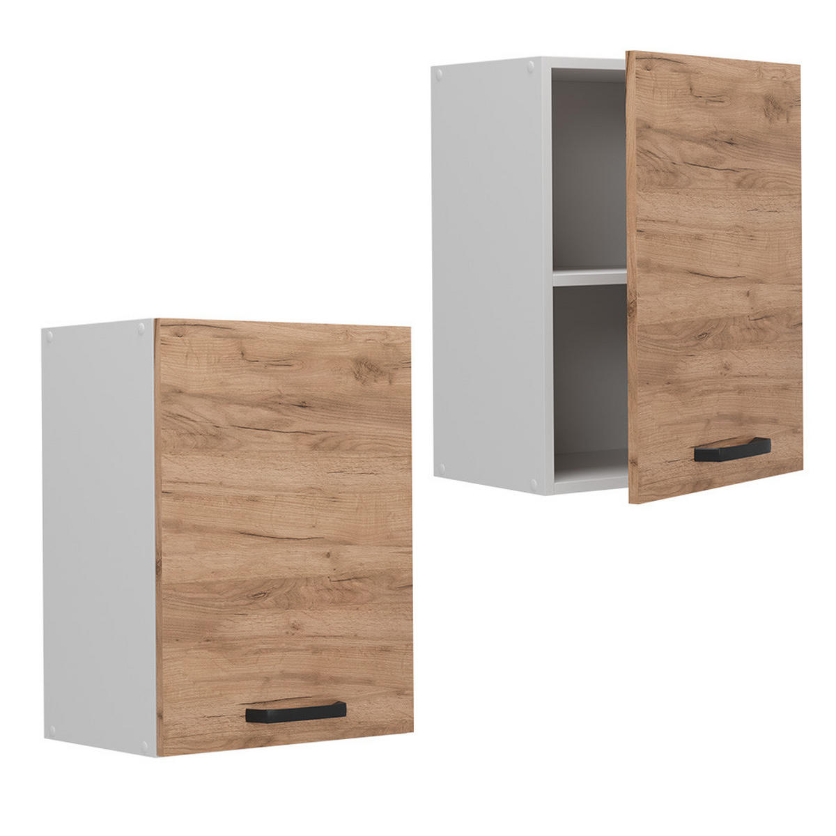 HÄNGESCHRANK R-Line Goldkraft Eiche 45 cm - Honigeiche/Eiche Wotan, Holzwerkstoff (45/60/31cm) - Vicco