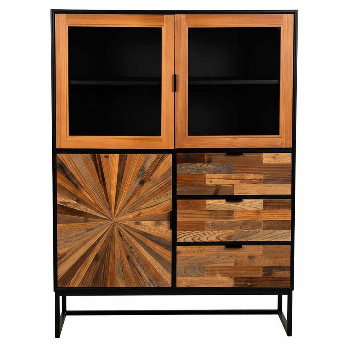 SIDEBOARD aus Holz, braun, 100x40x135cm - Braun, Holzwerkstoff (100/135/40cm) - Wanderlust