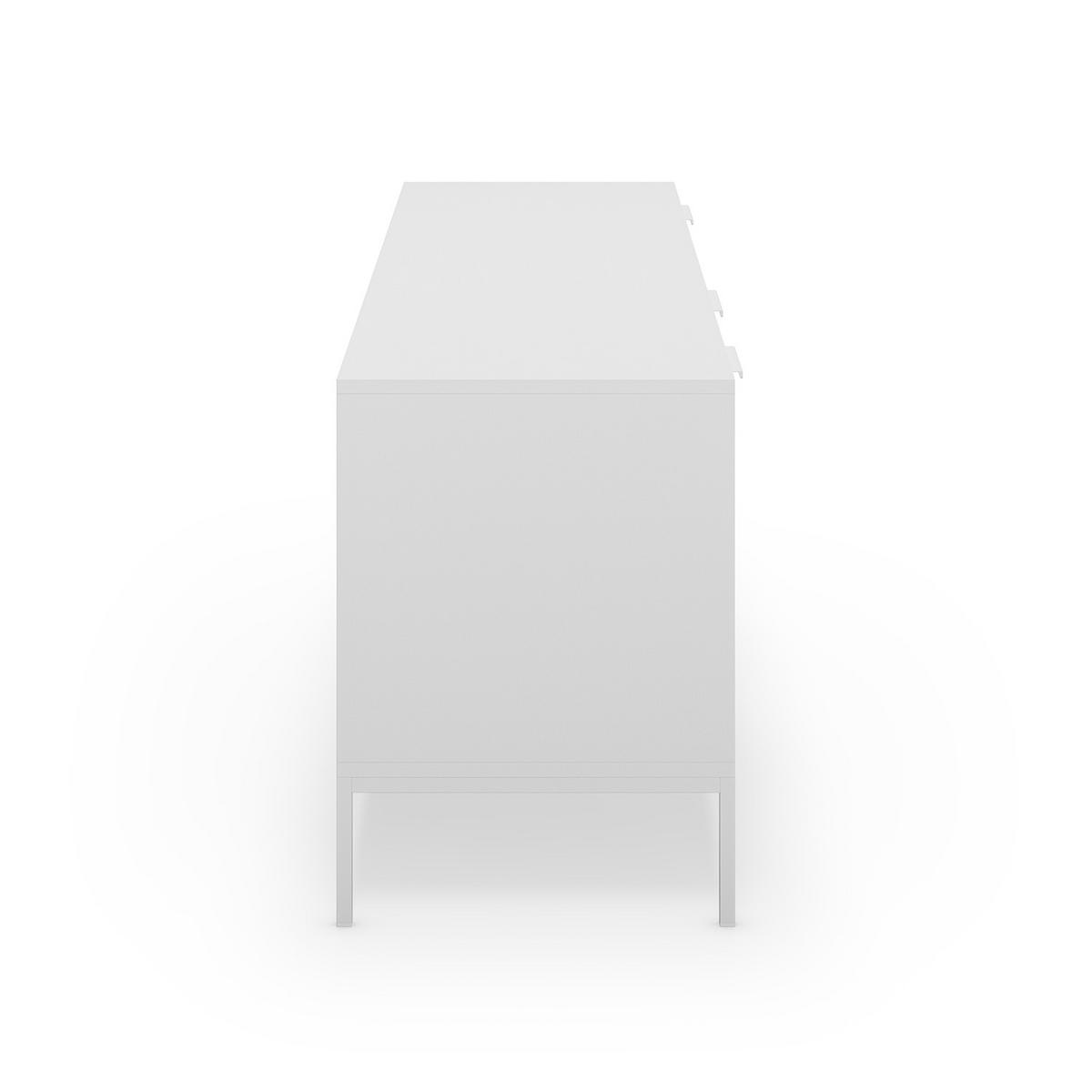 TV-ELEMENT Auri 3 türen Weiß - Weiß, Holzwerkstoff (160/55/40cm) - VS Venta-stock