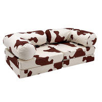 MODULARES Kindersofa Kuh – weiches Spielsofa zum Spielen und Entspannen - Braun, Textil (142/25/71cm) - Bees & Blooms