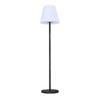 SOLARSTEHLEUCHTE STANDY weiß - Weiß, Metall (34/34/150cm) - Lumisky