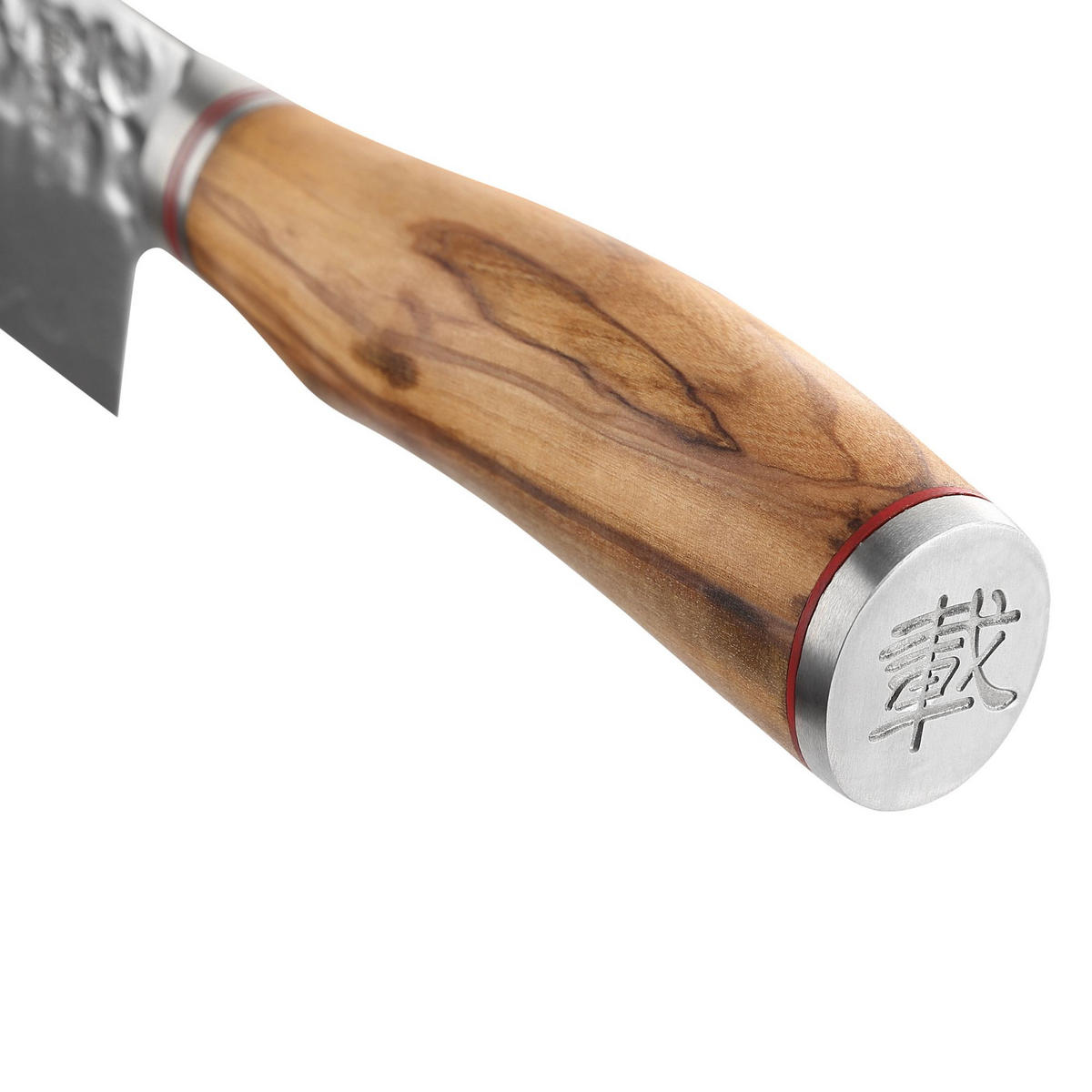 NAKIRIMESSER 17 cm - Braun, Holz/Metall (30cm) - Zayiko