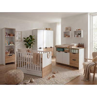 BABYZIMMER Mega-Set Maxim 7-tlg. - Eichefarben/Weiß, Holzwerkstoff (1/1/1cm) - arthur berndt