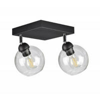 DECKENLEUCHTE HAGEN - Transparent, Glas/Metall (21/21/21cm) - kiki design