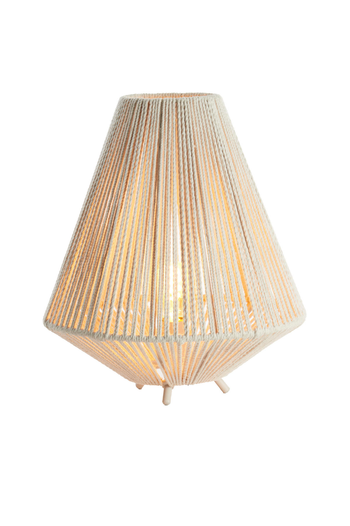 TISCHLAMPE Felida Weiß Ø35/40 cm - Weiß, Metall (35/35/40cm) - Light & Living