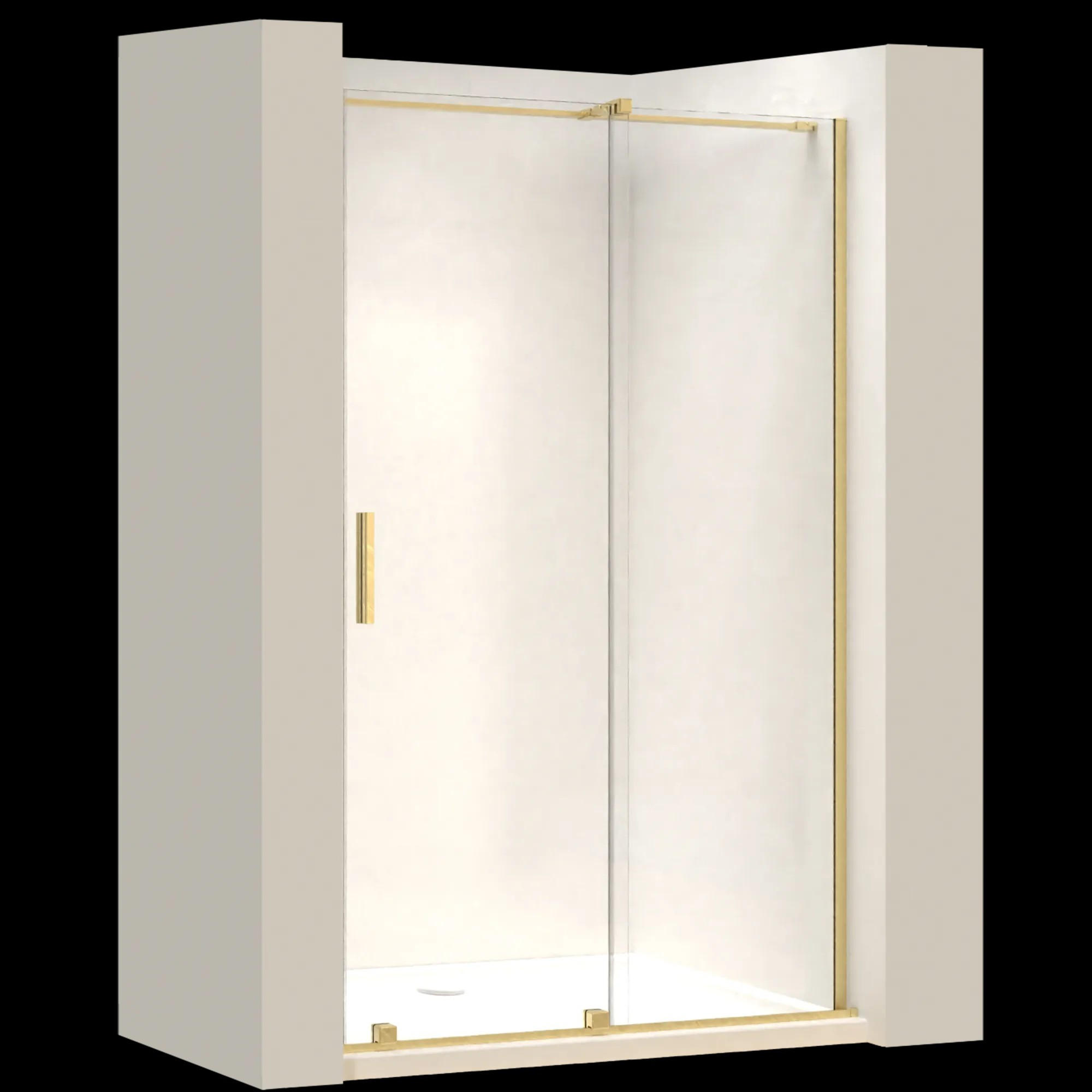 REA Duschtür Gold 100x200 cm