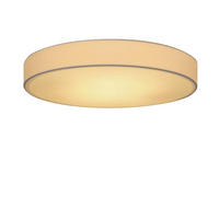 DECKENLEUCHT LED 12W 3000K Stoffschirm Modern Rund Ø30CM - Weiß, Kunststoff (30/30/5cm) - ZMH