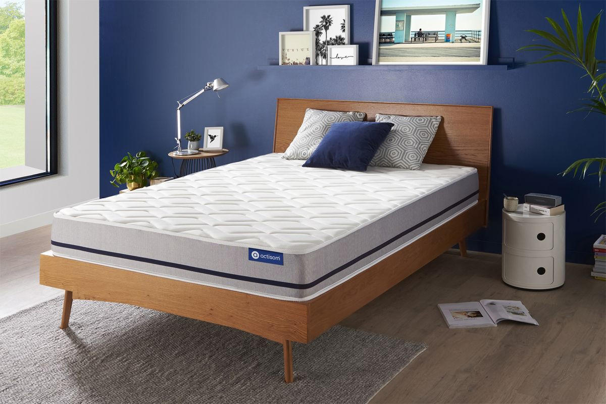 MATRATZE Actiflex soft Taschenfederkern 130 x 190 cm h2 - Weiß, Textil (130/190cm) - ACTISOM