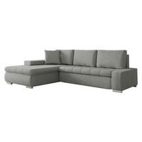 ECKSOFA Orkan Mini - Silberfarben, Holz/Textil (265/185cm) - MIRJAN24