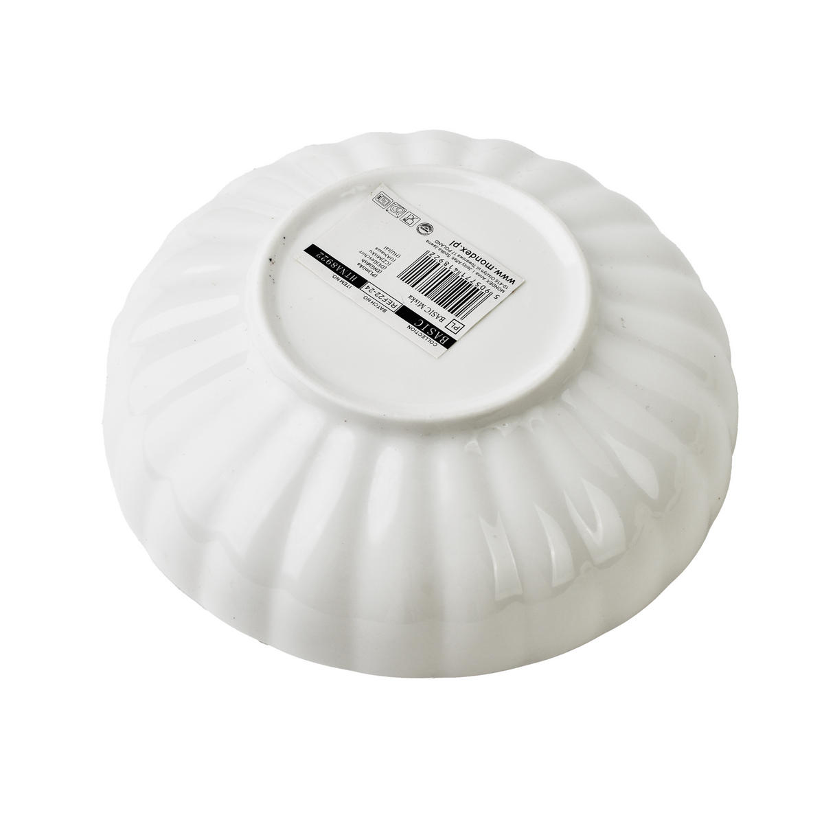 SCHALE Basic Weiß 17.5/17.5/5 cm Keramik - Weiß, Keramik (17.5/17.5/5cm) - Mondex