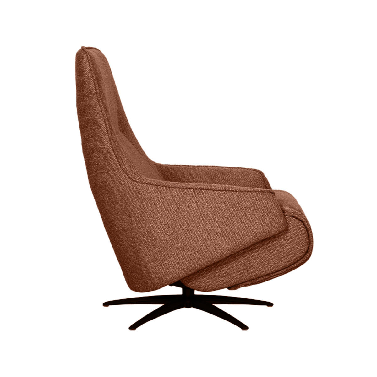 SESSEL Odense Braun 87/68/110 cm - Braun, Textil (68/110/87cm) - LABEL51