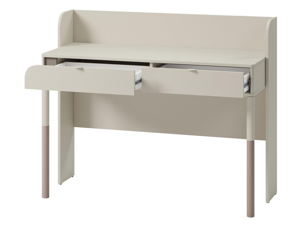 KINDERSCHREIBTISCH Harmony 2S HR03 - Kaschmir/Trüffeleichefarben, Holzwerkstoff/Kunststoff (122/97/50cm) - MIRJAN24