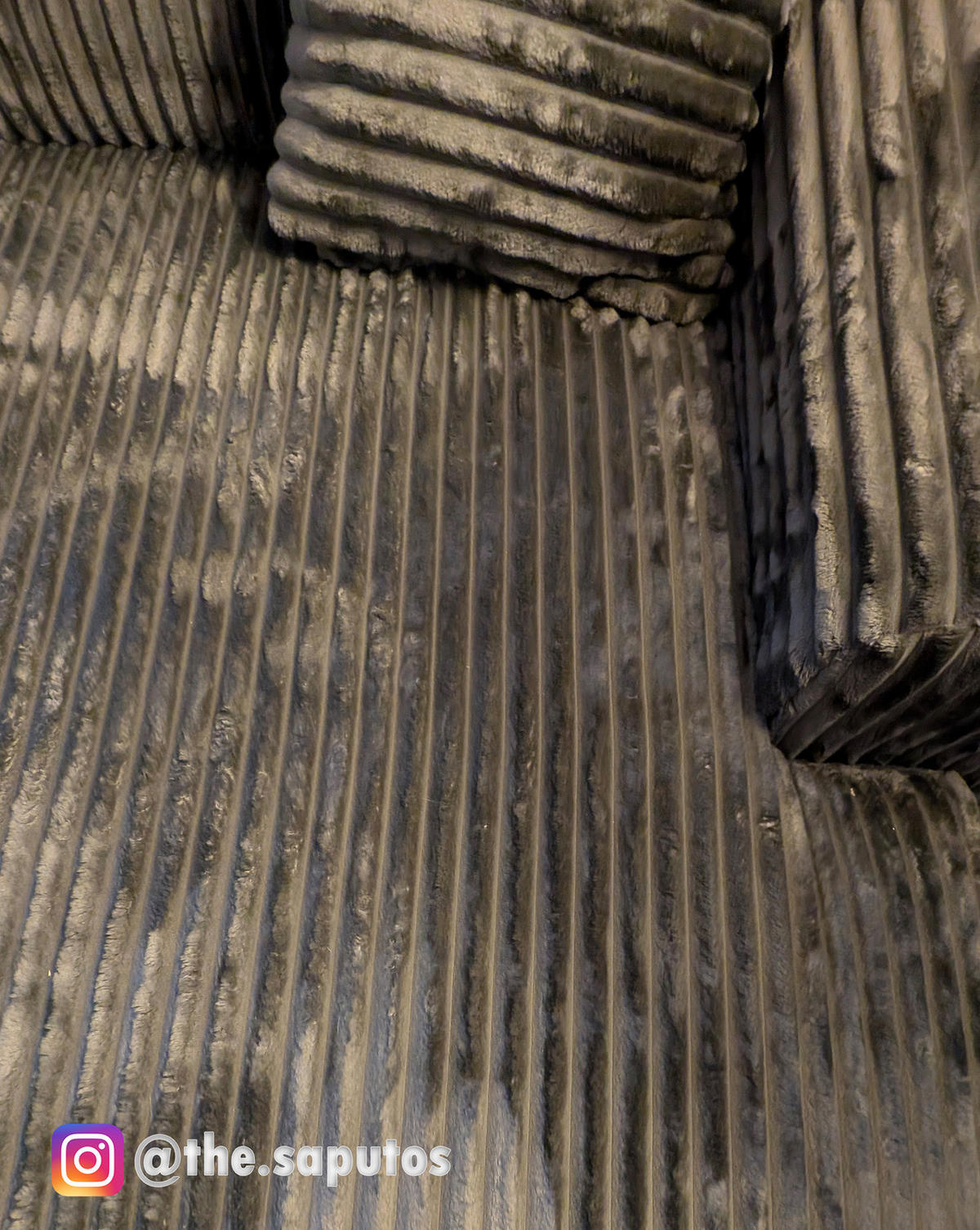 ECKSOFA mit Longchair - Cord - Schwarz/Grün, Kunststoff/Textil (284/178cm) - home24