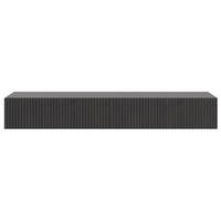 WANDKONSOLE Nolie Holzoptik Esche Schwarz 110 cm - Schwarz, Holzwerkstoff (110/17/40cm) - Selsey