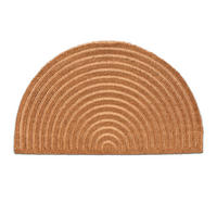 FUSSMATTE - Hellbraun, Kunststoff/Textil (75/45cm) - Relaxdays