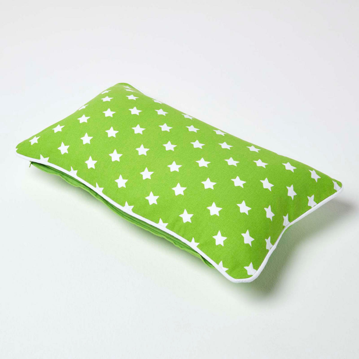 KISSENHÜLLE Sterne 30/50 cm, 100% Baumwolle - Grün, Textil (30/50cm) - Homescapes