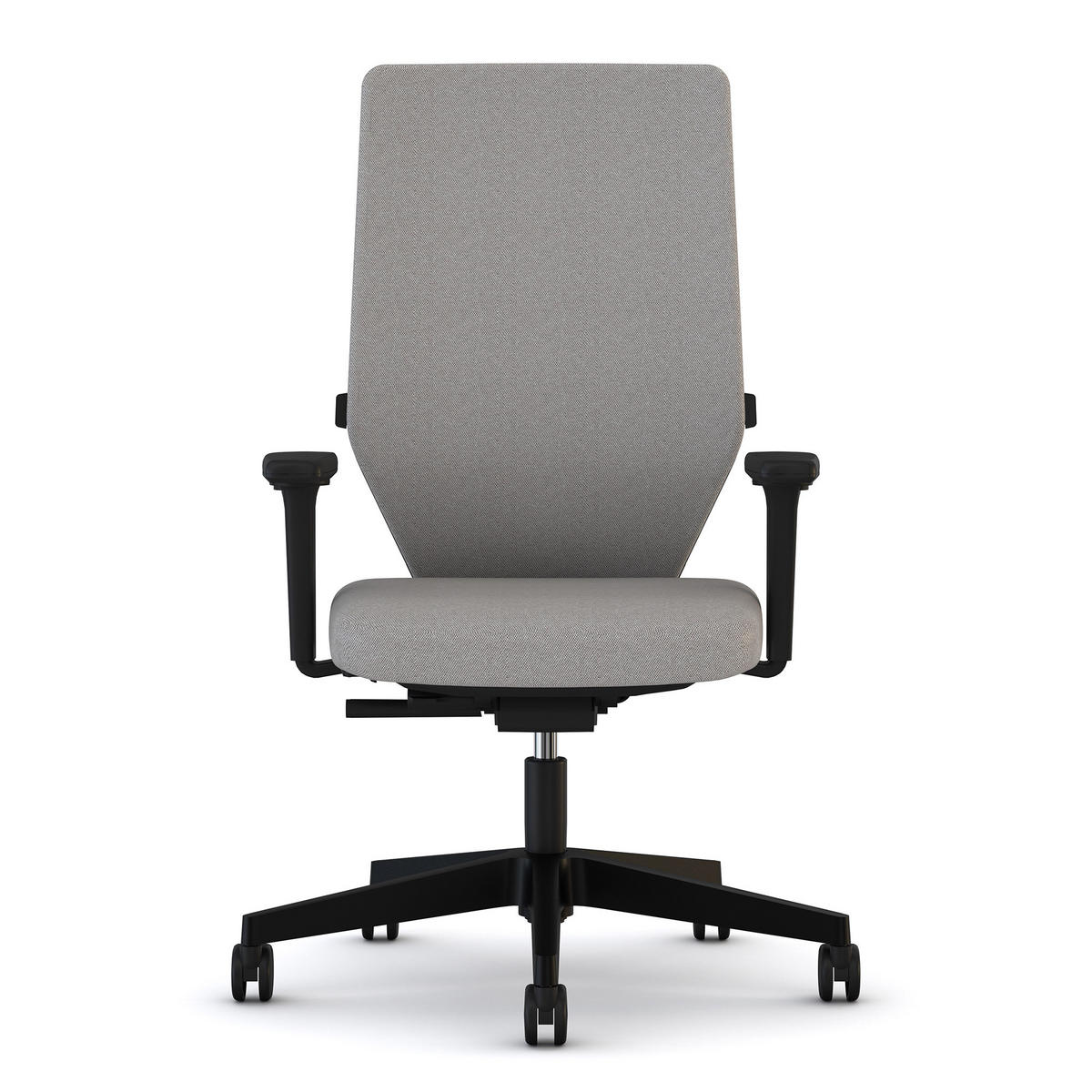 DREHSTUHL Bürostuhl Streamo mit Polsterrücken / Keine Beige Ergonomischer Polsterrücken - Beige, Textil (48/116/63.5cm) - ASSMANN