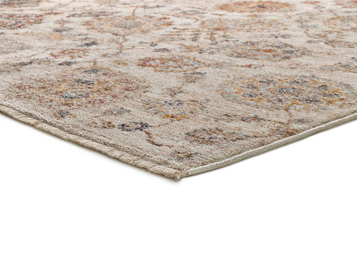 VINTAGE-TEPPICH Beige Samarkand 200/300 cm - Beige/Multicolor, Naturmaterialien/Textil (200/300cm) - Atticgo