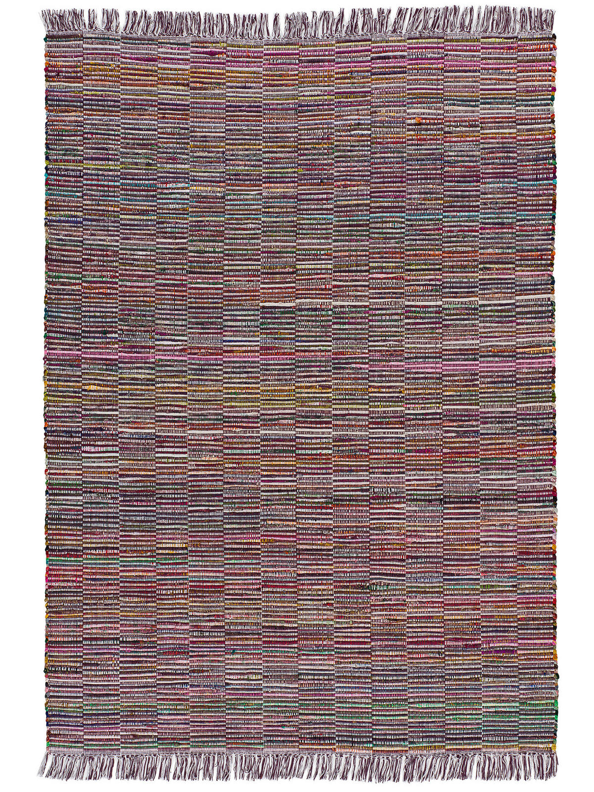 HANDWEBTEPPICH Mehrfarbig Recraft 60/90 cm - Multicolor, Textil (60/90cm) - Atticgo