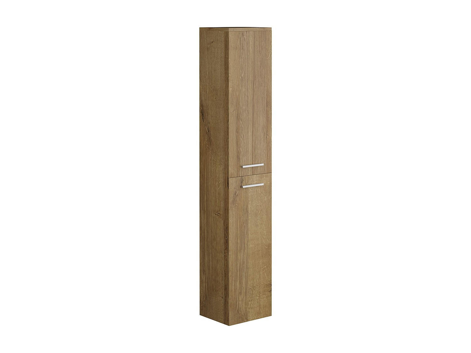 BADSCHRANK - 30 cm x 25 cm - Holz, Platte - Naturfarben Hell - KAYLA - Naturfarben, Holz (30/160/25cm) - Vente-Unique