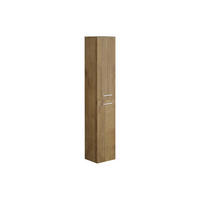BADSCHRANK - 30 cm x 25 cm - Holz, Platte - Naturfarben Hell - KAYLA - Naturfarben, Holz (30/160/25cm) - Vente-Unique