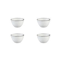 SCHALEN Pure Ø12cm - 4er-Set - Schneeweiß - Weiß, Keramik (12cm) - Björn