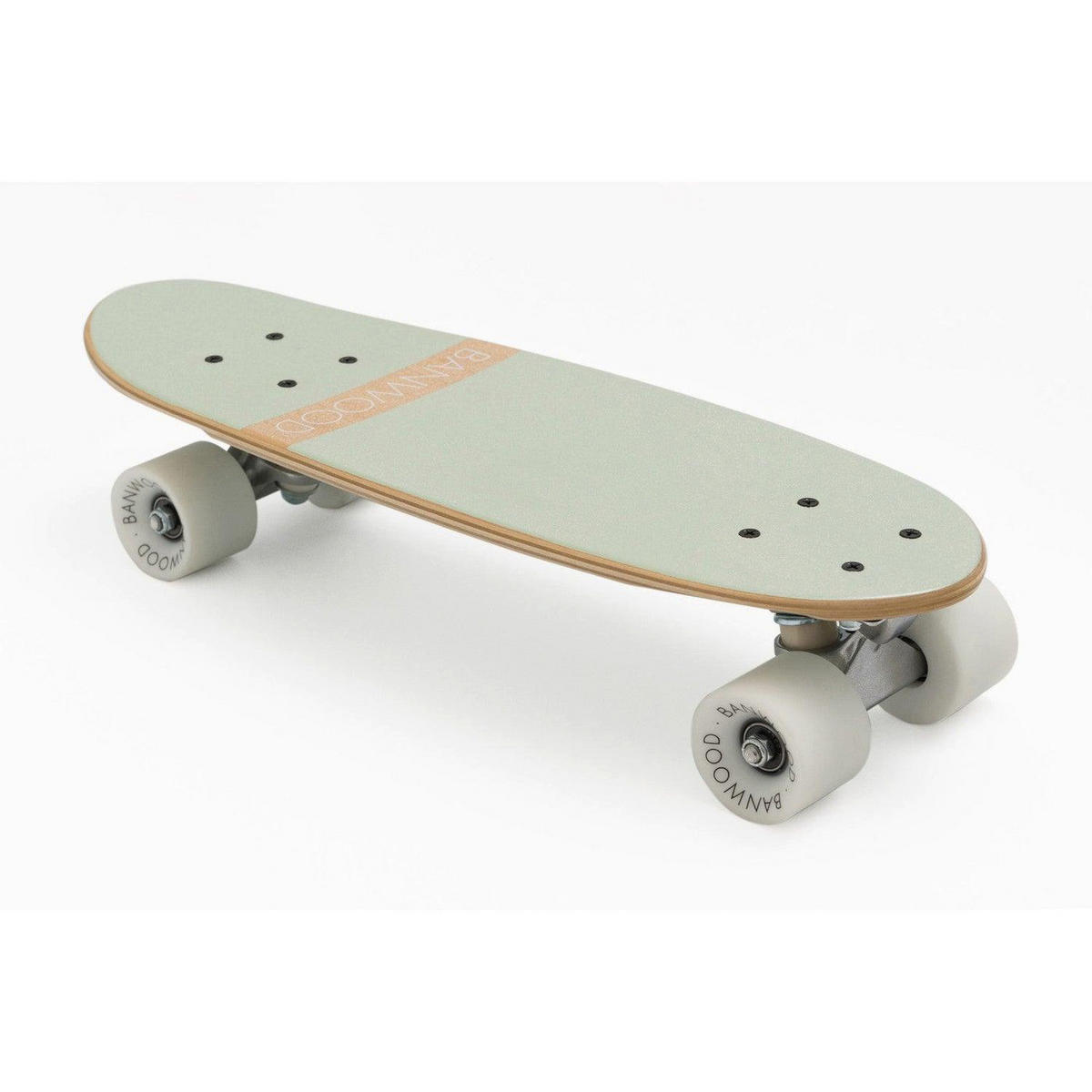 SKATEBOARD aus Holz für Kinder, ab 3 Jahren, Minze - Mintgrün, Holz (17.5/54cm) - Banwood