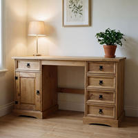 SCHREIBTISCH TEQUILA - Braun, Holz (60/140/77cm) - IDIMEX