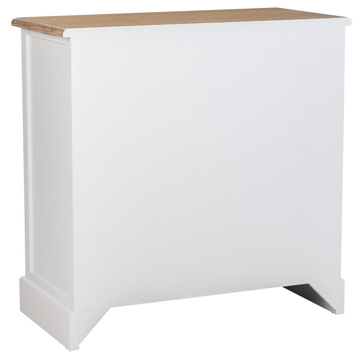 KOMMODE aus Holz, weiß, 80x40cm - Weiß, Holzwerkstoff (80/80/40cm) - Wanderlust