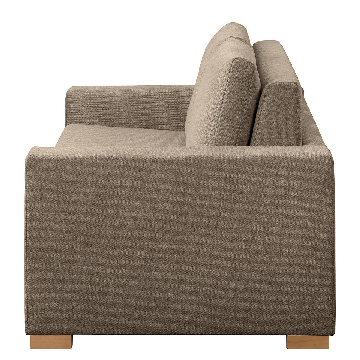 SCHLAFSOFA - Buchefarben/Cappuccino, Holz/Buchenholz (153/90/90cm) - home24