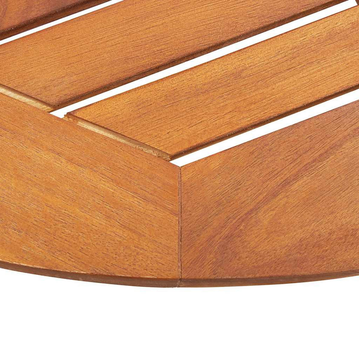 GARTENTISCH Klappbar 60/75 Cm Massivholz Akazie - Braun, Holz (60/60/75cm) - vidaXL