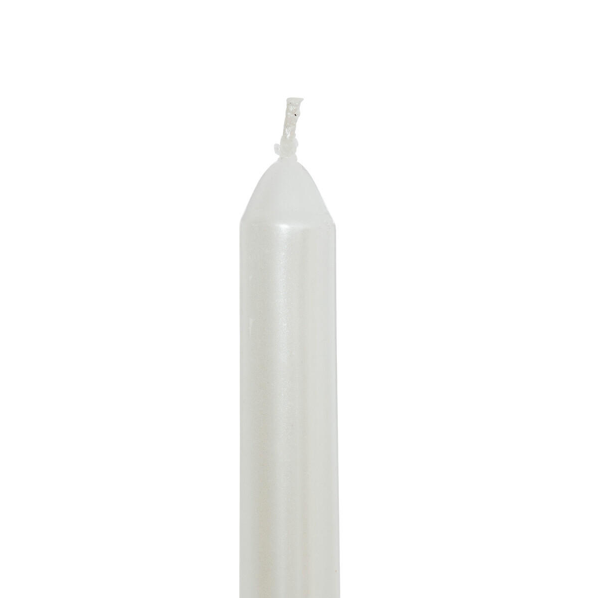KERZEN 4er-Set 2,1/2,1/25 cm - Weiß, Paraffin (2.1/25/2.1cm) - Atmosphera Createur d´interieur