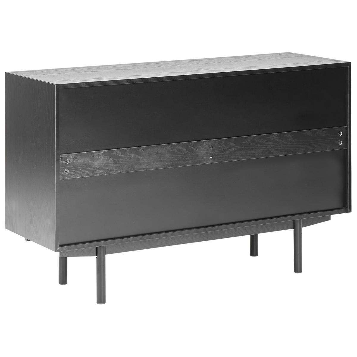 KOMODA s 6 zásuvkami Černá Alcester - černá, kompozitní dřevo (120/75/40cm) - Beliani