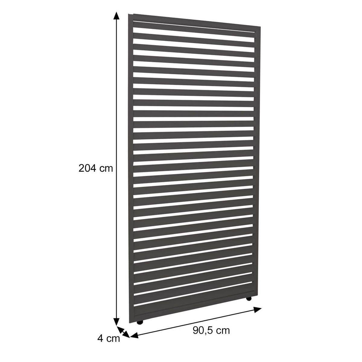 PANEELE FÜR PERGOLA Weiß 4er-Set-Set - Weiß, Metall (369/204/4cm) - MCW