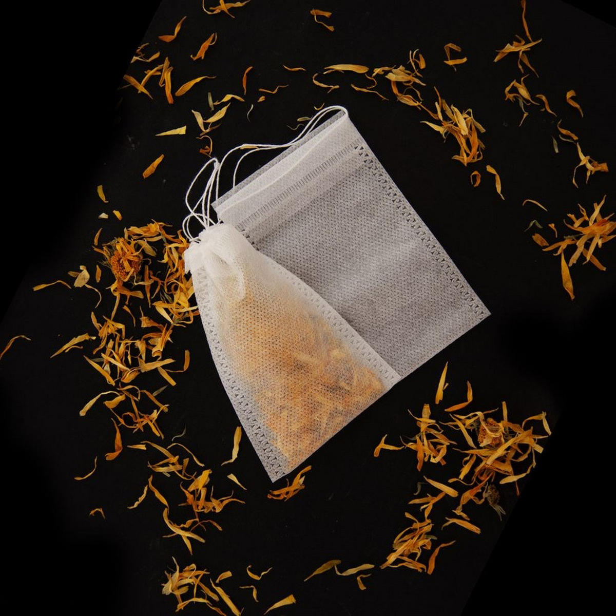 TEEBEUTEL 50 Stück. - Weiß, Papier (6.5/0.5/5.5cm) - Orion 