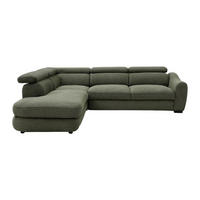 SCHLAFSOFA - 6 Personen - stoff - grün Besema - Grün, Textil (272/75/226cm) - Vente-Unique