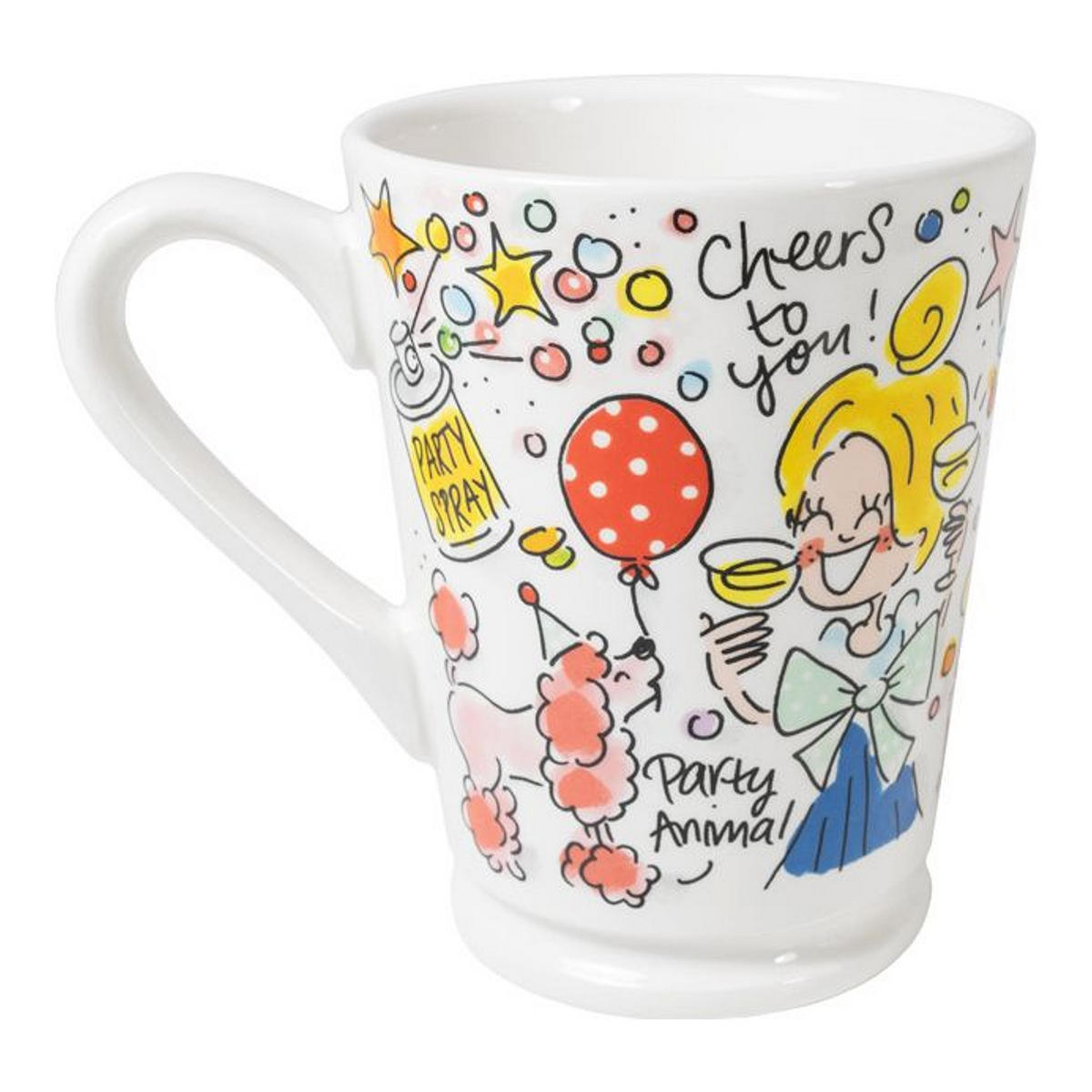 XL-BECHER Ewig jung in Bunt - 500 ml - Multicolor, Keramik (0.5L) - Blond Amsterdam