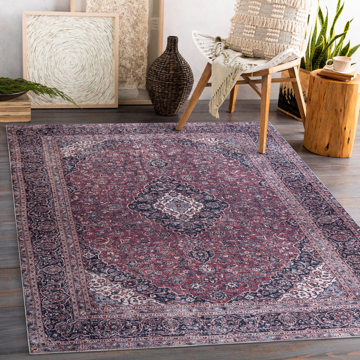 TEPPICH Andre 160/220 cm - Rot, Textil (160/220cm) - rugsX