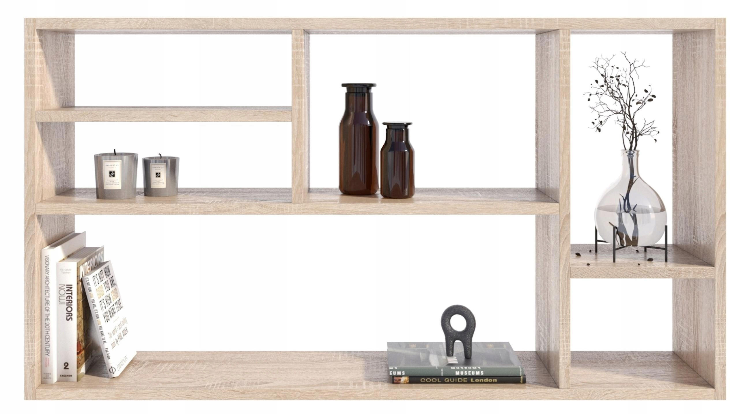 Matkam Möbel Wandregal Sonoma Eiche 109.2x60x18 cm