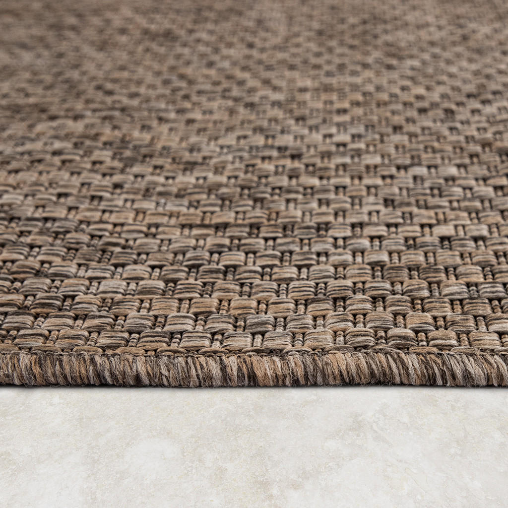 Thumbnail - Paco Home Outdoorteppich, Taupe, Textil, Rechteckig, 80x250 cm, strapazierfähig, für Fußbodenheizung geeignet, Teppiche ...