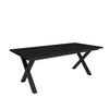 ESSZIMMERTISCH für 10 Gäste, schwarz, 194/90/75cm - Schwarz, Holzwerkstoff (90/194/75cm) - Skraut Home