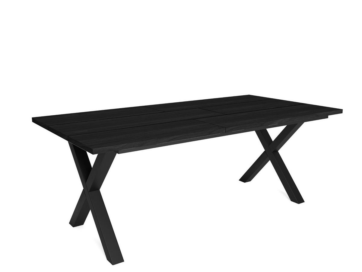 ESSZIMMERTISCH für 10 Gäste, schwarz, 194/90/75cm - Schwarz, Holzwerkstoff (90/194/75cm) - Skraut Home