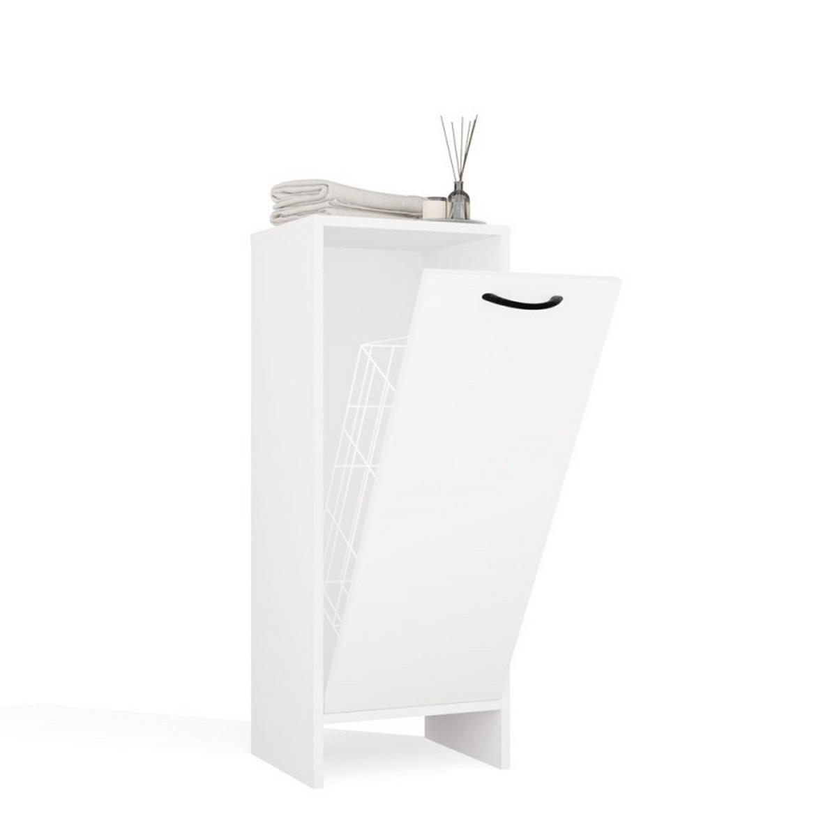 DULAP DE BAIE A6 Alb 35/90/30 - alb, compozit lemnos (35/90/30cm) - RAUMHIRSCH FURNITURE