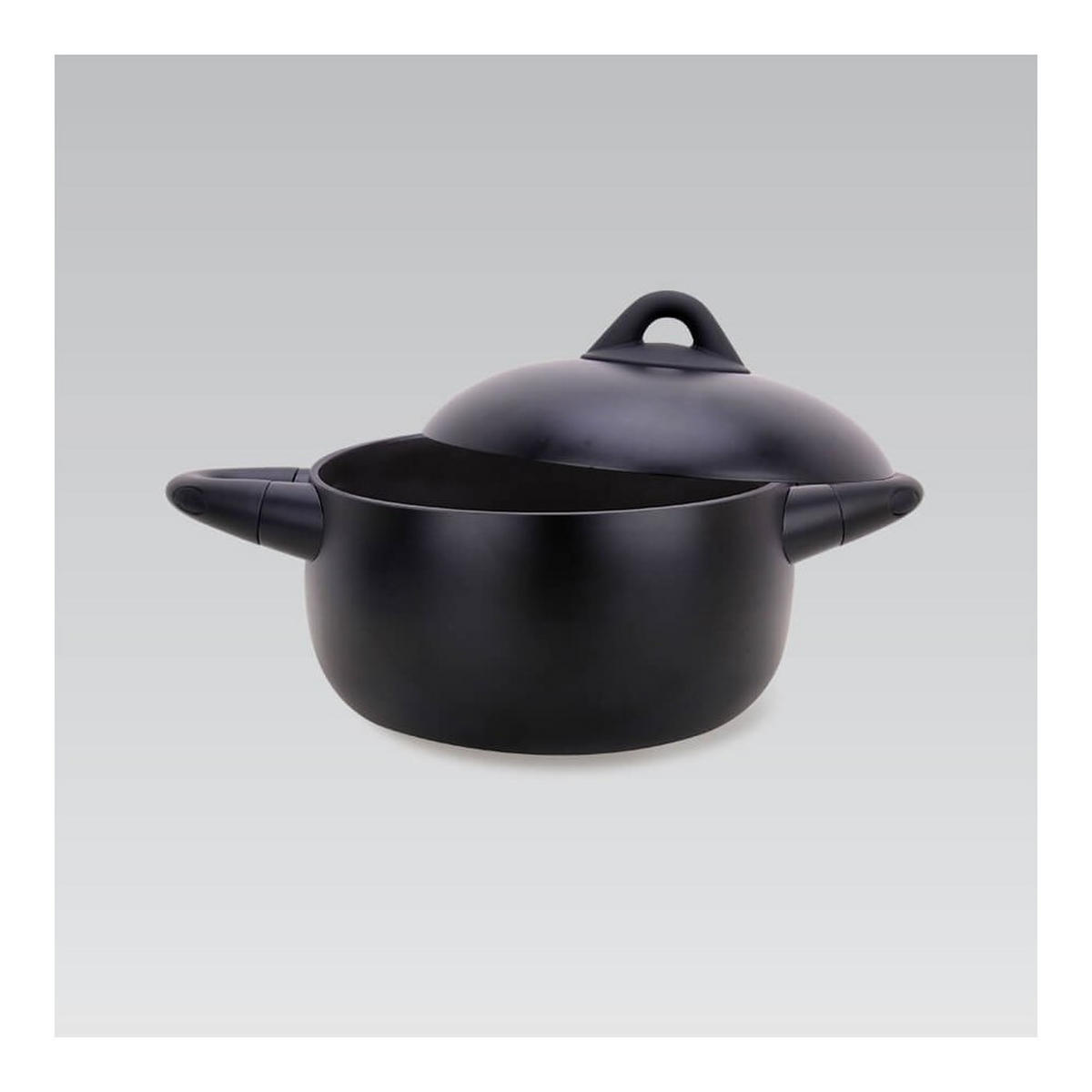 TOPF Schwarz 28/18/10 cm MR401718 - Schwarz, Metall (18cm) - Maestro 