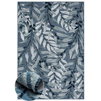 OUTDOORTEPPICH Laurel Dunkelblau,Hellgrau,Anthrazit 80/150 cm - Dunkelblau, Textil (80/150cm) - My-Rug