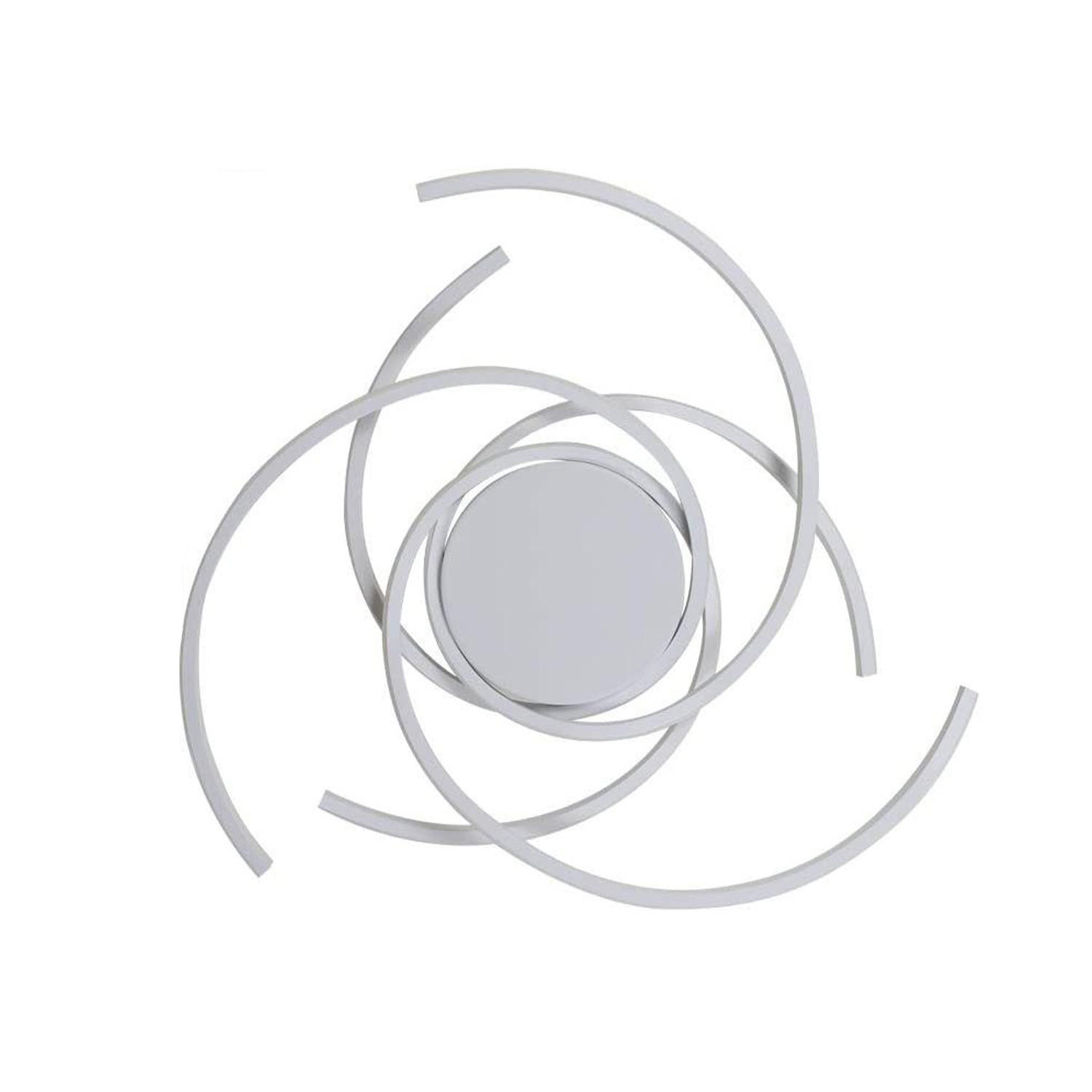 LED stropní svítidlo Klaus 57/53/12 cm - bílá, kov (57/53/12cm) - Nettlife