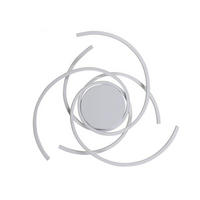LED-DECKENLEUCHTE Klaus 57/53/12 cm - Weiß, Metall (57/53/12cm) - Nettlife