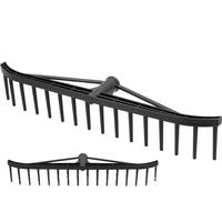 RECHEN, Harke 16 Zinken 55cm Rasenrechen, Kunststoff - Multicolor, Metall (20/15/55cm) - TRIZERATOP